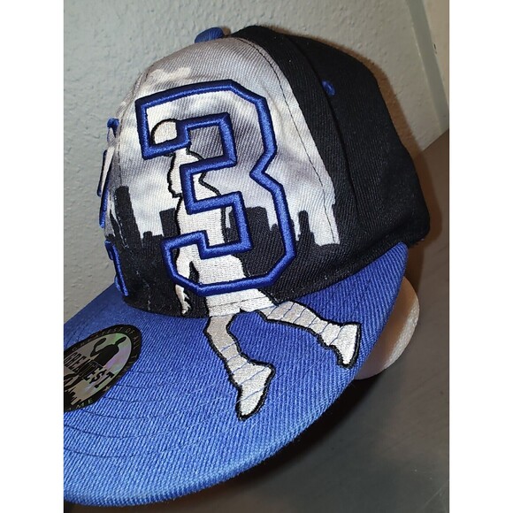Greatest 23 Chicago MJ Alt Hook Up Blue Black Skyline Era Snapback Hat Cap USA - Picture 10 of 14